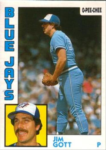 1984 O-Pee-Chee Baseball Cards 009      Jim Gott